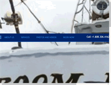Tablet Screenshot of boomboomsportfishing.com